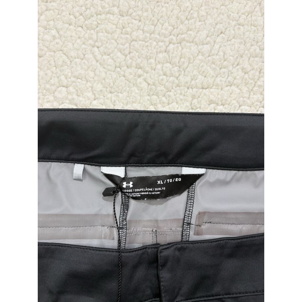 Under Armour Pants Mens XL Black UA Storm Proof Golf Rain Waterproof Lined - Picture 2 of 6